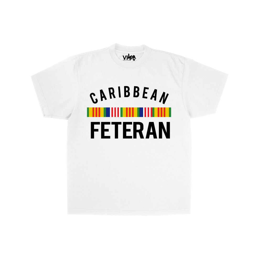 Unisex Caribbean Feteran Tee (White)
