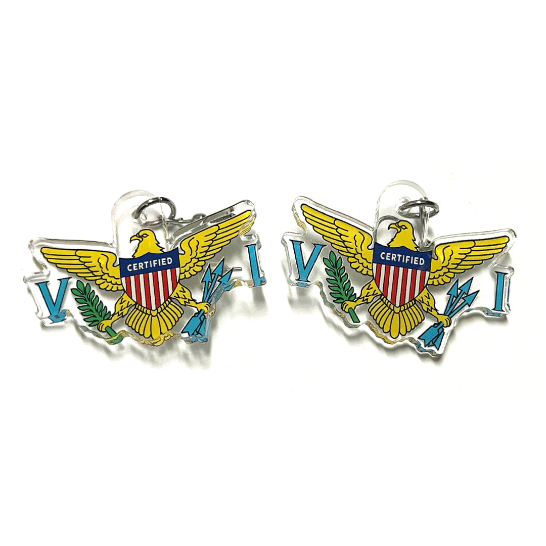Virgin Islands Certified Earrings