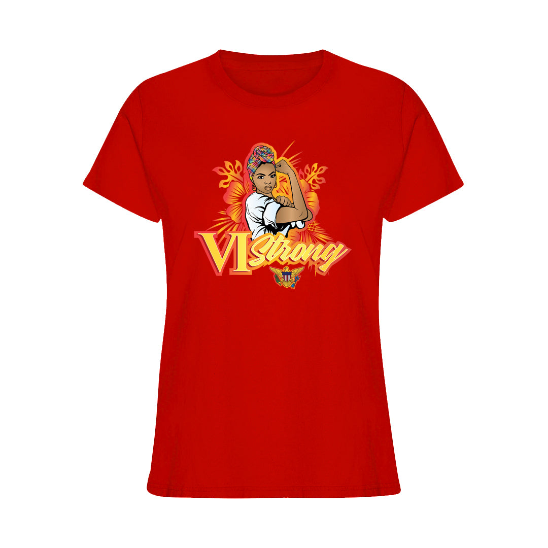 Women's VI Strong Tee (Orange)