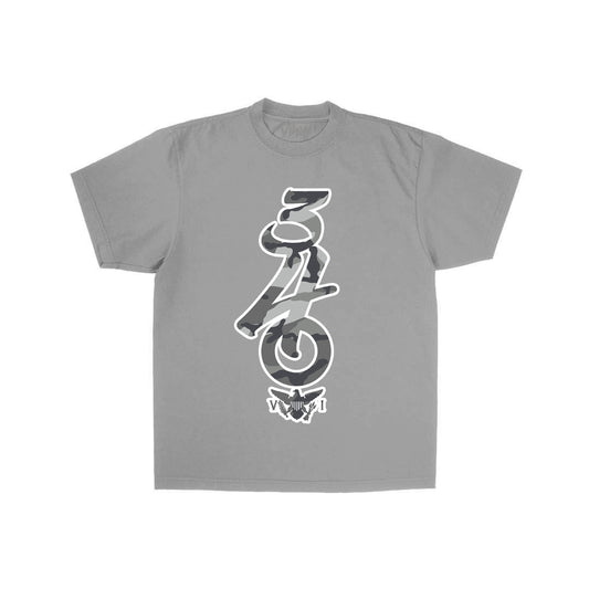 Unisex 340 Camo Tee (Gray)