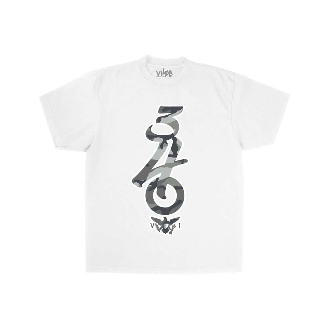 Unisex 340 Camo Tee (Gray)