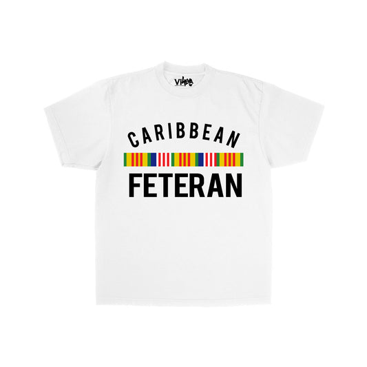 Unisex Caribbean Feteran Tee (White)