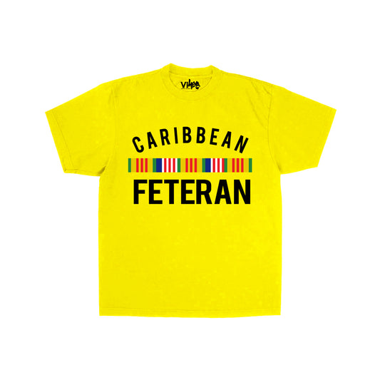 Unisex Caribbean Feteran Tee (Yellow)