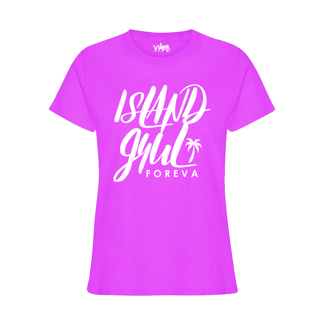Women's Island Gyul Foreva Tee (Pink/White)