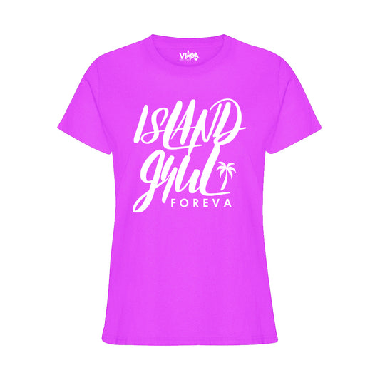 Women's Island Gyul Foreva Tee (Pink/White)