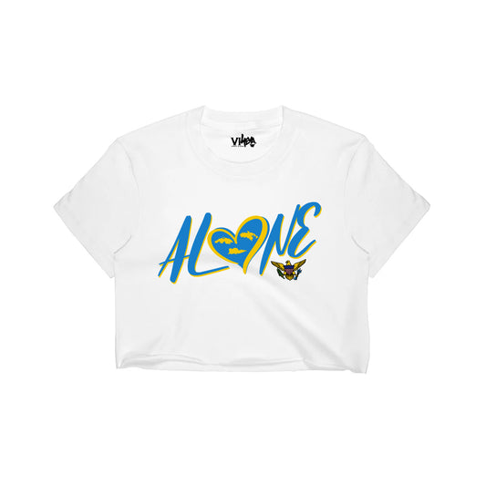 Women's Love Alone Crop Top